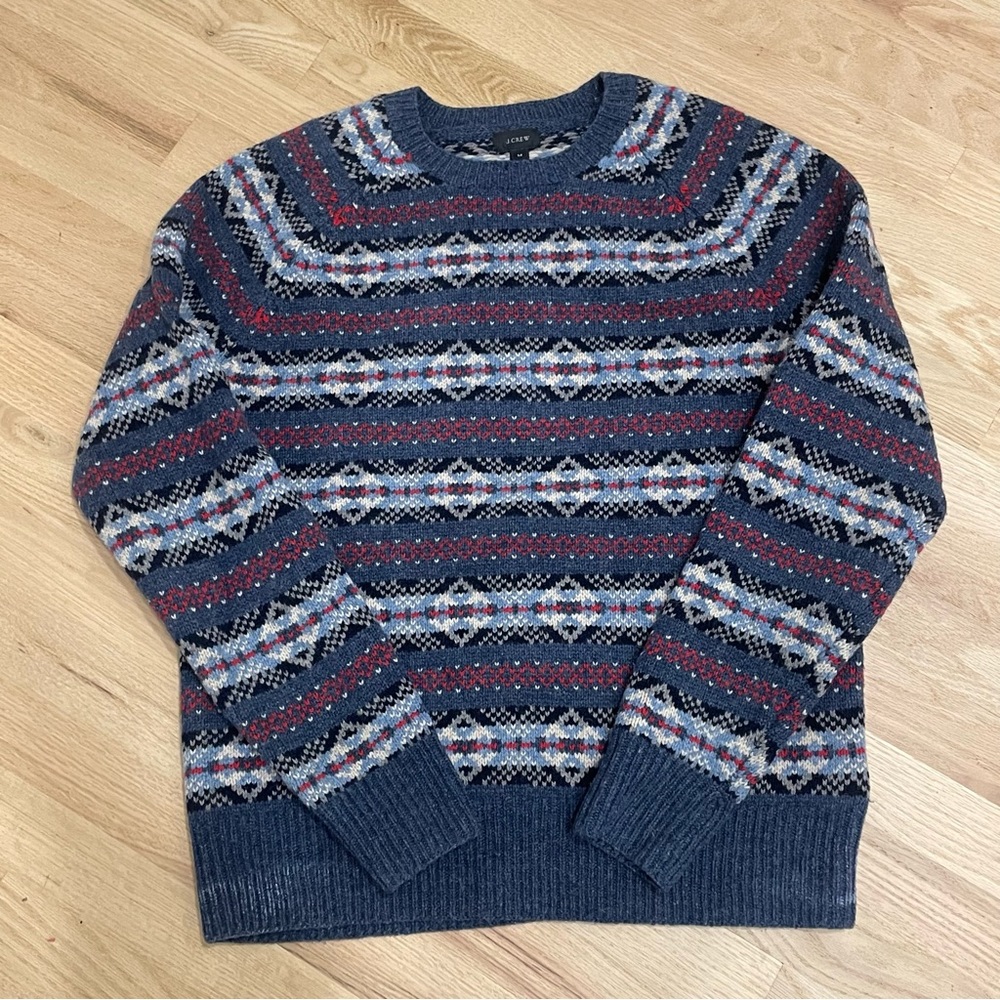 J. Crew Men’s Lambs Wool Sweater Size M